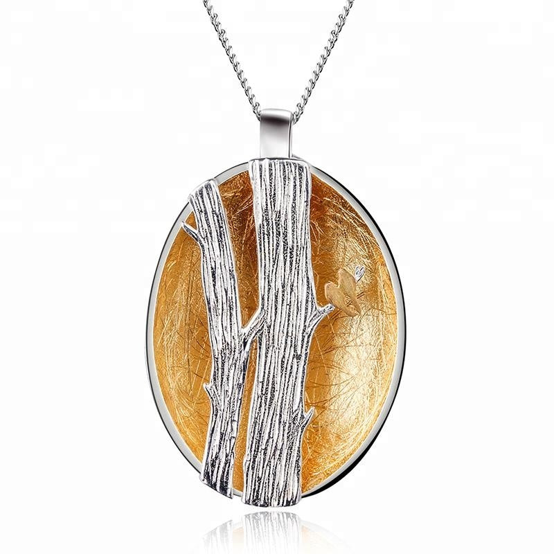 Birds on Branches Necklace - Ellis Finch