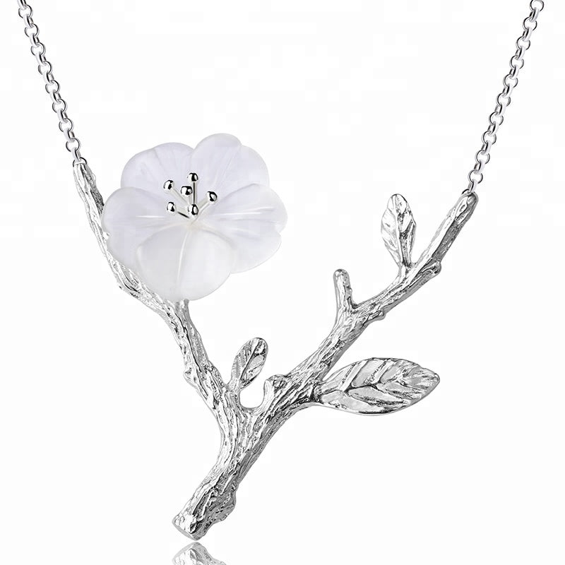 Flower on Branch Pendant - Ellis Finch